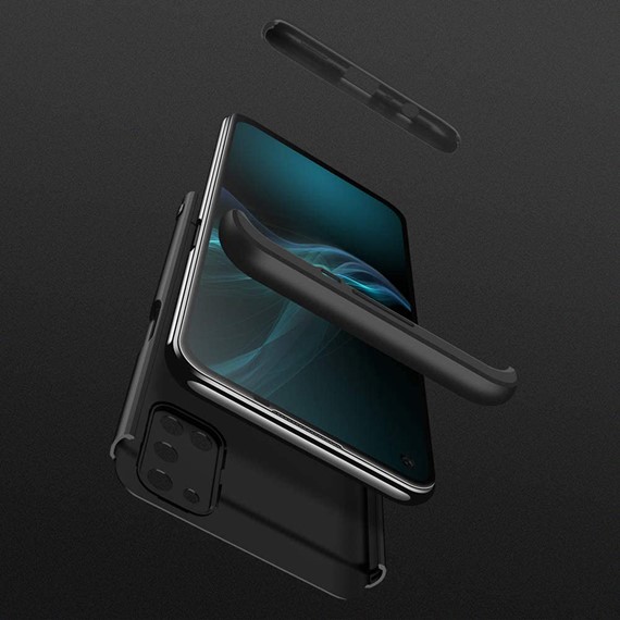 Oppo A72 Kılıf CaseUp Triple Deluxe Shield Siyah 3